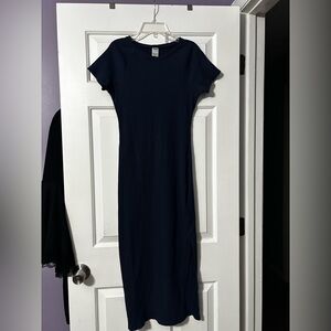 PINK Victoria's Secret Dark Blue Midi Dress